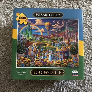 Wizard Of Oz Dowdle 1000 Piece Jigsaw Puzzle 19 1/4" x 26 5/8"